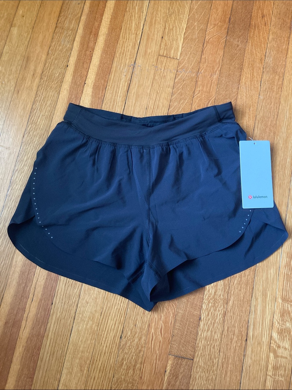 NWT lululemon Black Fast and Free High-Rise Split Shorts
